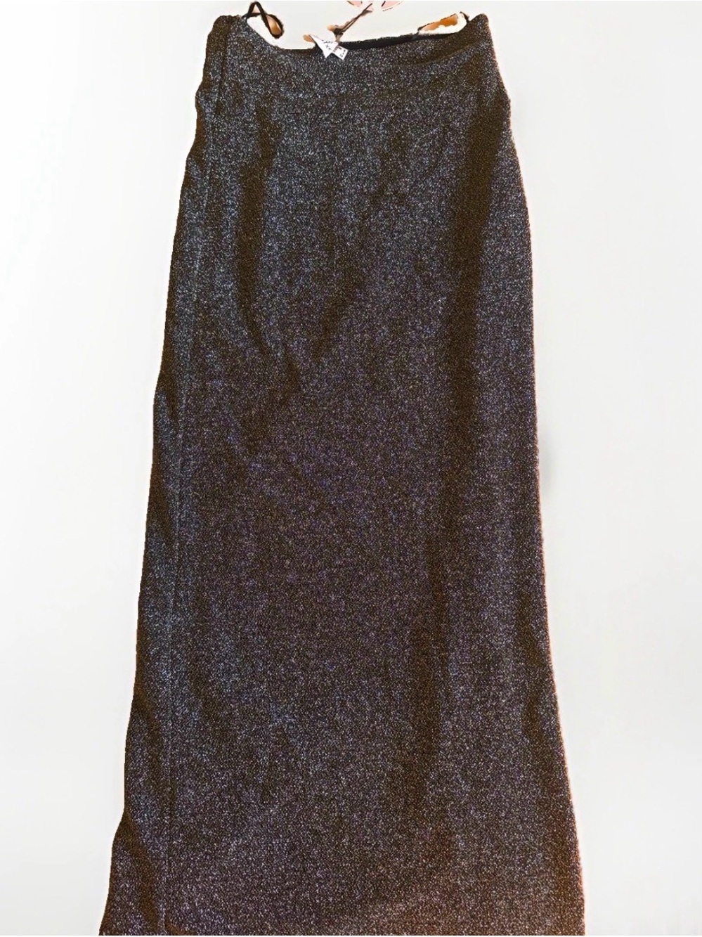 Princess Polly Black Metallic Glitter Maxi Skirt